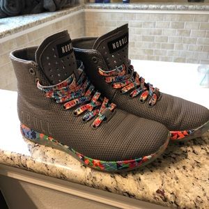 NoBull Kaleidoscope high top trainers